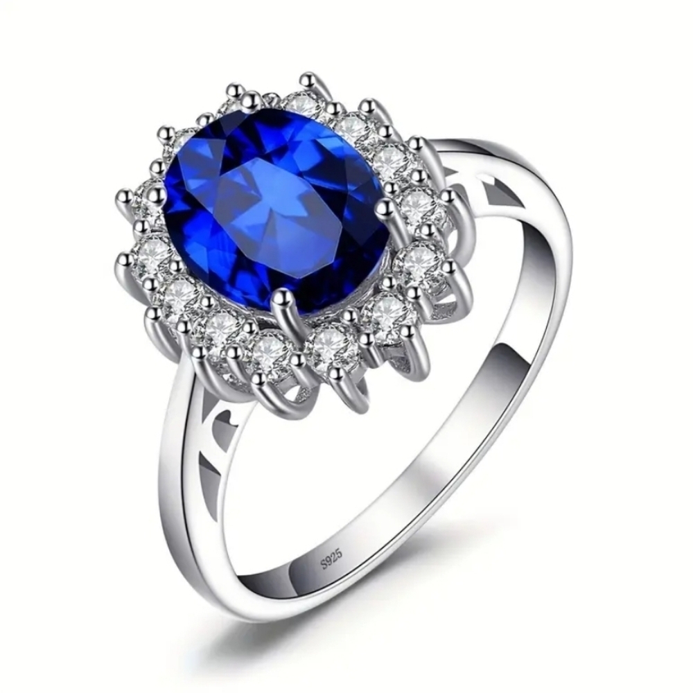 VQ Sterling Silver Ring